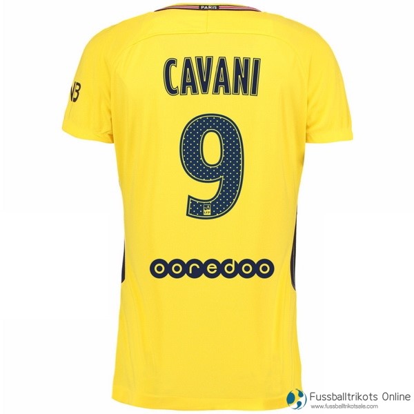 Paris Saint Germain Trikot Auswarts Cavani 2017-18 Fussballtrikots Günstig